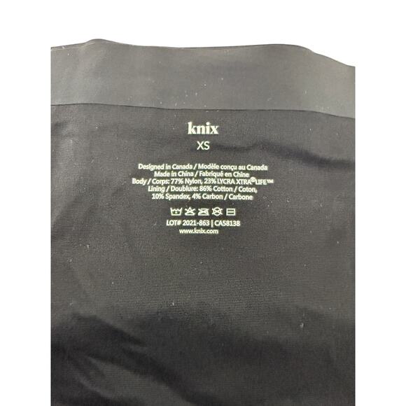 Knix Light Leak Proof No Show Bikini Black Womens Xsmall - Picture 4 of 7